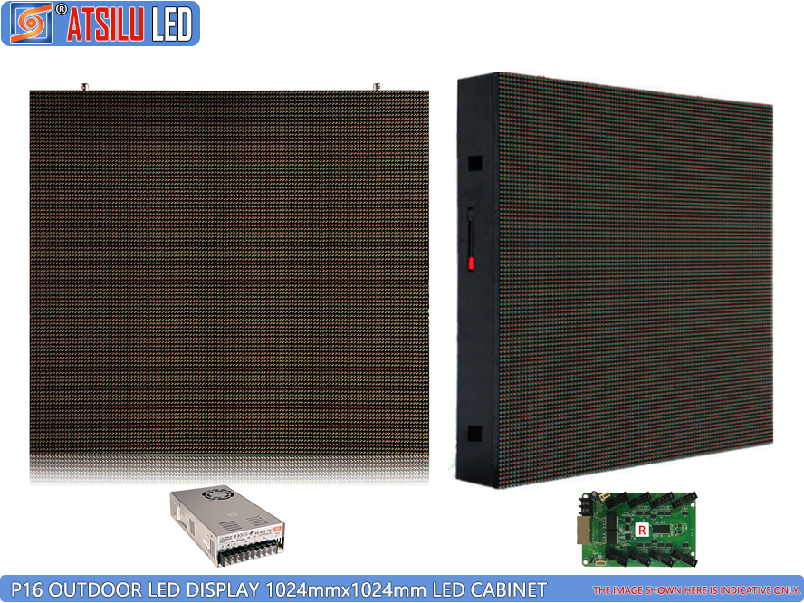 P16mm Front and Back Access Outdoor LED Display LED Cabinet